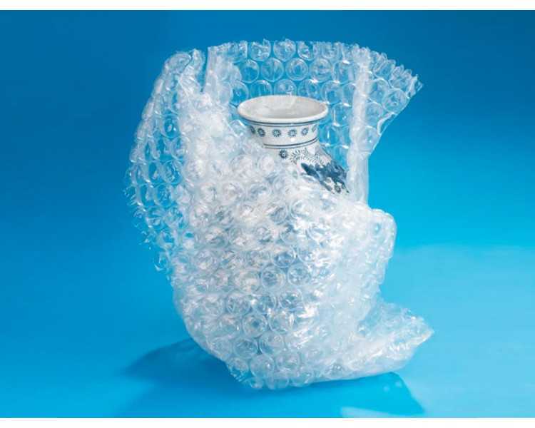 Plastico burbuja liderpapel ecouse 1.60x200m 30% de plastico reciclado