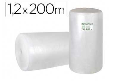 Plastico burbuja liderpapel ecouse 1.20x200m 30% de plastico reciclado