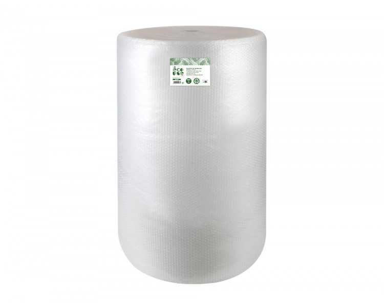 Plastico burbuja liderpapel ecouse 1x200m 30% de plastico reciclado