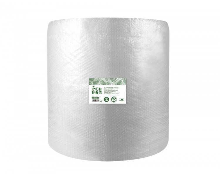 Plastico burbuja liderpapel ecouse 1x50m 30% de plastico reciclado