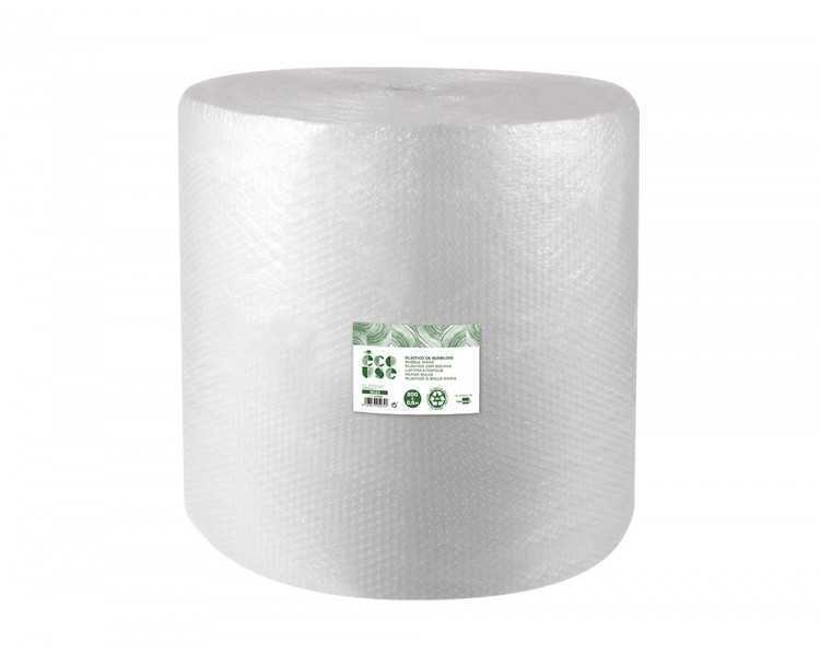 Plastico burbuja liderpapel ecouse 1x50m 30% de plastico reciclado
