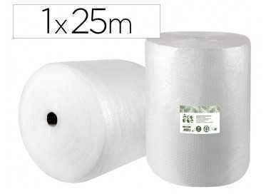 Plastico burbuja liderpapel ecouse 1x25m 30% de plastico reciclado