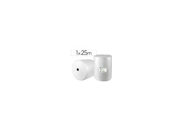 Plastico burbuja liderpapel ecouse 1x25m 30% de plastico reciclado