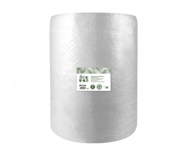 Plastico burbuja liderpapel ecouse 1x25m 30% de plastico reciclado