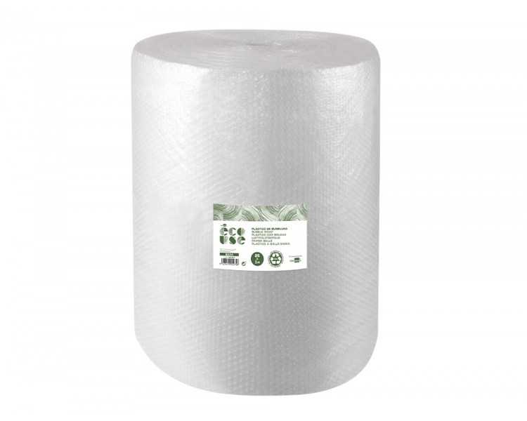 Plastico burbuja liderpapel ecouse 1x25m 30% de plastico reciclado