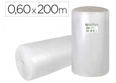 Plastico burbuja liderpapel ecouse 0.60x200m 30% de plastico reciclado