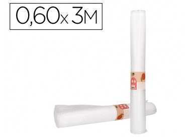 Plastico burbuja liderpapel ecouse 0.60x3m 30% de plastico reciclado