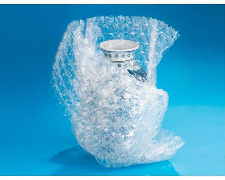 Plastico burbuja liderpapel ecouse 0.40x200m 30% de plastico reciclado