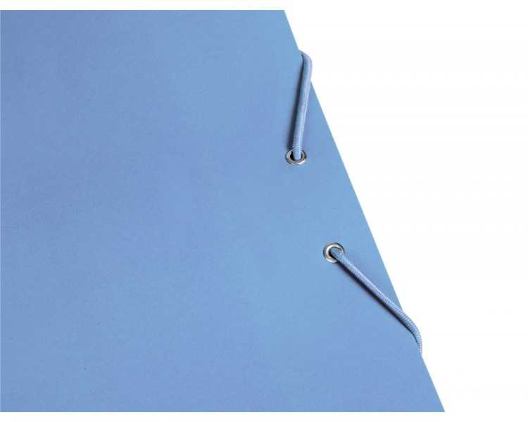 Carpeta liderpapel gomas folio 3 solapas carton plastificado colores pasteles surtidos