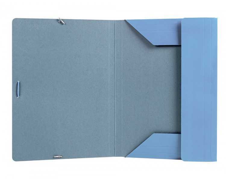 Carpeta liderpapel gomas folio 3 solapas carton plastificado colores pasteles surtidos