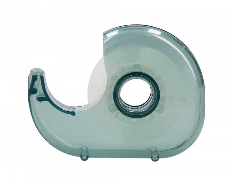 Miniportarrollo liderpapel ecouse 100% plastico reciclado para cinta de 33 mt x 19 mm