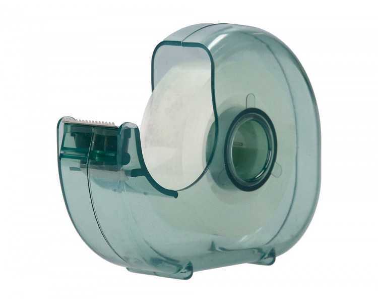 Miniportarrollo liderpapel ecouse 100% plastico reciclado para cinta de 33 mt x 19 mm