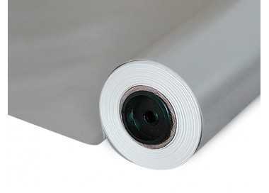 Papel de regalo basika metalizado plata bobina ancho 31 cm longitud 80 m