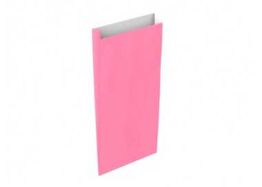 Sobre papel basika celulosa rosa con fuelle m 200x350x60 mm paquete de 25 unidades