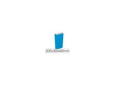 Sobre papel basika celulosa celeste con fuelle m 200x350x60 mm paquete de 25 unidades Sobre papel basika celulosa celeste con fuelle m 200x350x60 mm paquete de 25 unidades