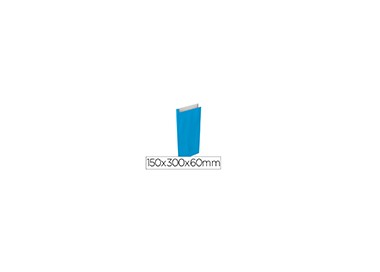 Sobre papel basika celulosa celeste con fuelle s 150x300x60 mm paquete de 25 unidades Sobre papel basika celulosa celeste con fuelle s 150x300x60 mm paquete de 25 unidades