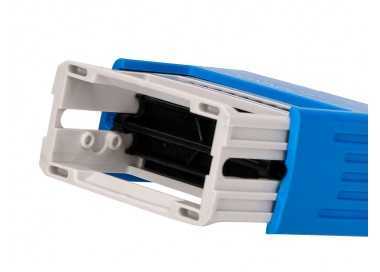 Sello entintado automatico q-connect contabilizado almohadilla 14x38 mm color azul Sello entintado automatico q-connect contabilizado almohadilla 14x38 mm color azul