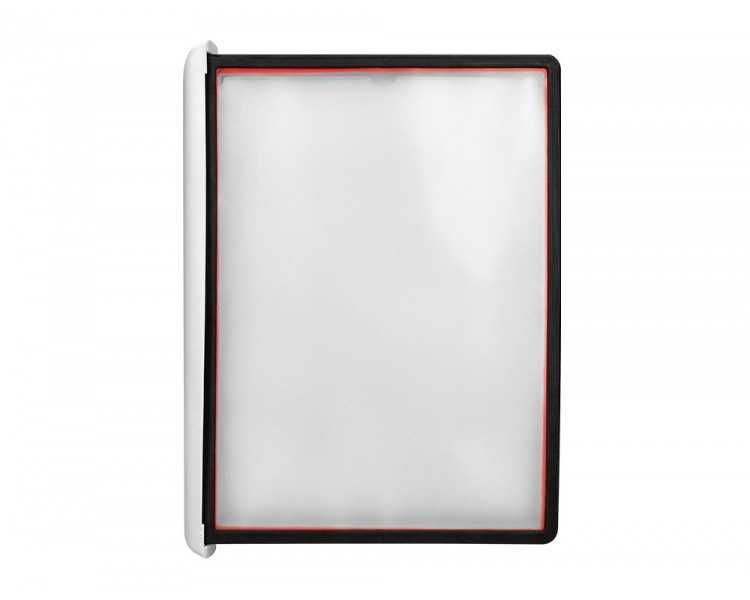 Portacatalogo de pared plastico liderpapel con 10 fundas din a4 colores surtidos