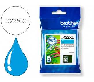 Ink-jet brother lc-422xlc cyan mfc-j5340dw / mfc-j5740dw / mfc-j6540dw / mfc-j6940dw 1500 paginas