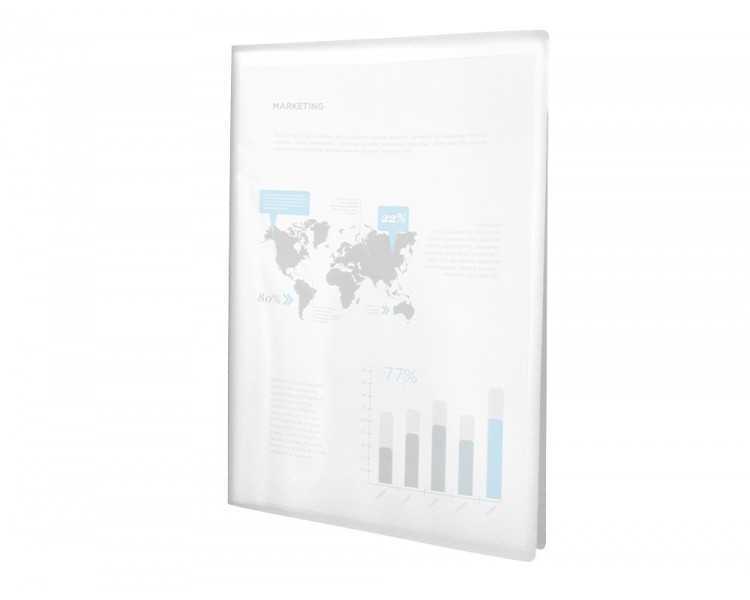 Carpeta liderpapel escaparate 40 fundas polipropileno din a3 transparente translucido