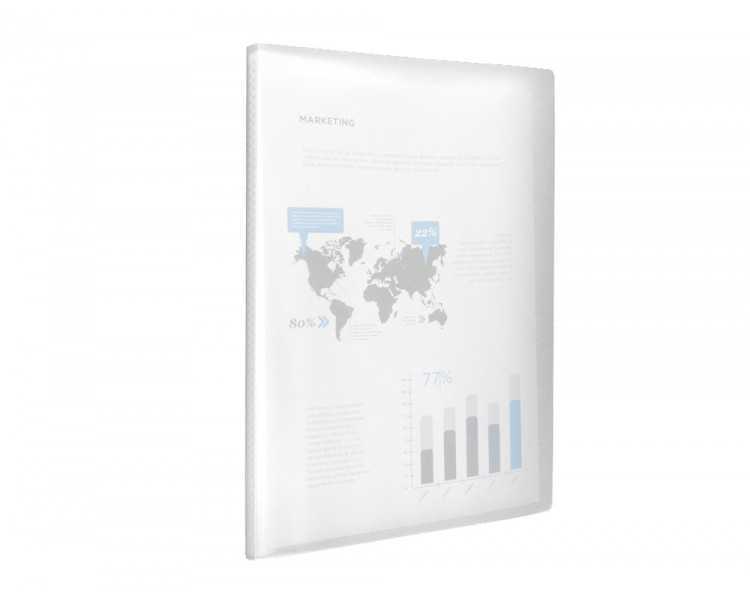 Carpeta liderpapel escaparate 40 fundas polipropileno din a3 transparente translucido