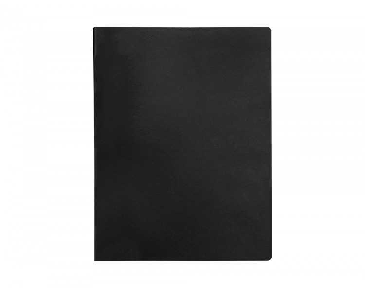 Carpeta liderpapel escaparate 40 fundas polipropileno din a3 negro opaco