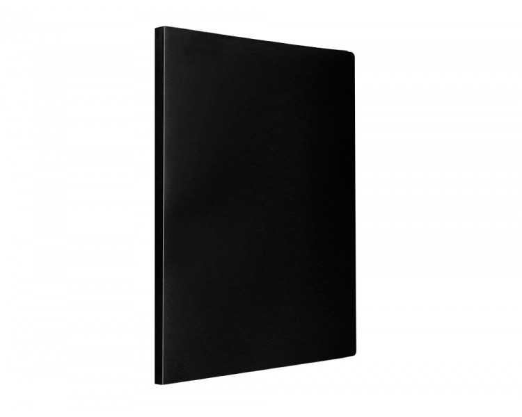 Carpeta liderpapel escaparate 40 fundas polipropileno din a3 negro opaco
