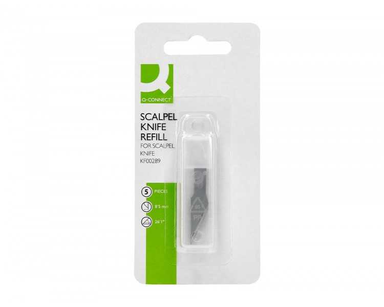 Repuesto cuter bisturi q-connect kf00289 blister de 5 unidades