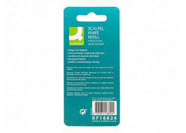 Repuesto cuter bisturi q-connect kf00289 blister de 5 unidades