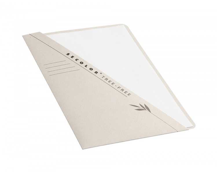 Subcarpeta cartulina tarifold 100% ecologica 226 g/m2 din a4 con bolsa frontal pack de 10 unidades