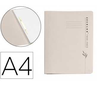 Subcarpeta cartulina tarifold pack de 10 color crema 100% ecologica 226 g/m2 din a4 con fastener