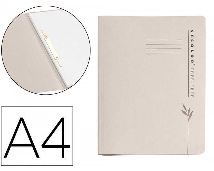Subcarpeta cartulina tarifold pack de 10 color crema 100% ecologica 226 g/m2 din a4 con fastener