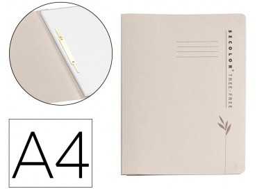 Subcarpeta cartulina tarifold pack de 10 color crema 100% ecologica 226 g/m2 din a4 con fastener