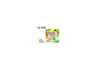Rotulador carioca perfumado punta maxi lavable caja de 10 unidades colores surtidos Rotulador carioca perfumado punta maxi lavable caja de 10 unidades colores surtidos
