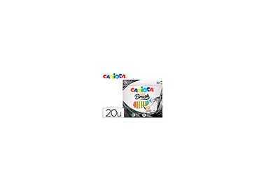 Rotulador carioca punta de pincel lavable caja de 20 unidades colores surtidos Rotulador carioca punta de pincel lavable caja de 20 unidades colores surtidos