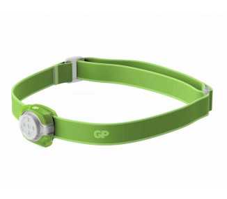 Linterna de cabeza gp infantil led 40 lumenes 2 niveles intensidad color verde