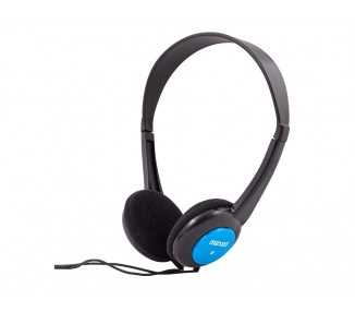 Auriculares maxell infantil diadema jack 3,5 mm longitud cabel 1,2 mt color azul