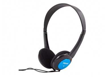 Auriculares maxell infantil diadema jack 3,5 mm longitud cabel 1,2 mt color azul