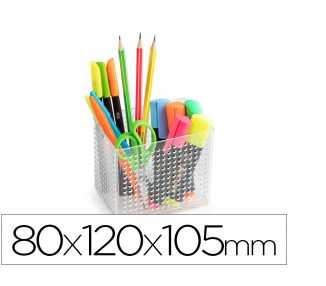 Organizador de sobremesa plasticforte transparente n 1 80x120x105 mm