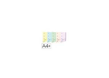 Carpeta con recambio oxford europeanbinder live&go din a4+polyfoam 4 anillas 35 mm cuadro 5 mm colores pastel Carpeta con recambio oxford europeanbinder live&go din a4+polyfoam 4 anillas 35 mm cuadro 5 mm colores pastel