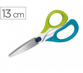 Tijera escolar maped sensoft asimetrica 13 cm