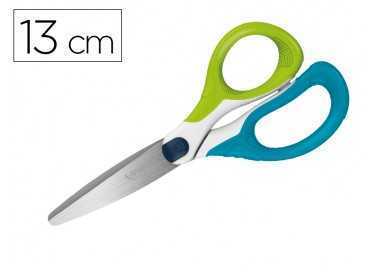 Tijera escolar maped sensoft asimetrica 13 cm