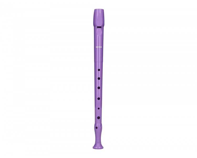 Flauta hohner 9508 color lavanda funda verde y transparente