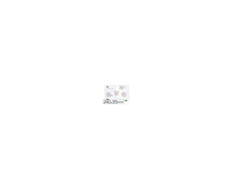 Bloc trabajos manuales liderpapel cartulina 240x315mm 10 hojas color blanco