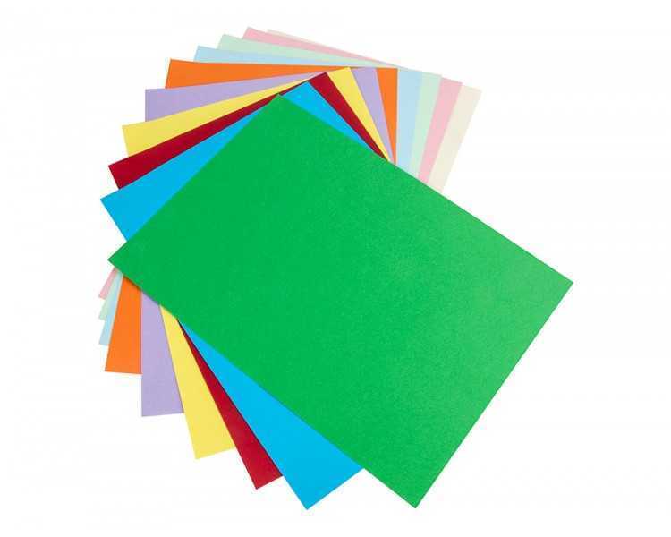 Cartulina liderpapel a4 180g/m2 25 colores surtidos paquete de 100 hojas