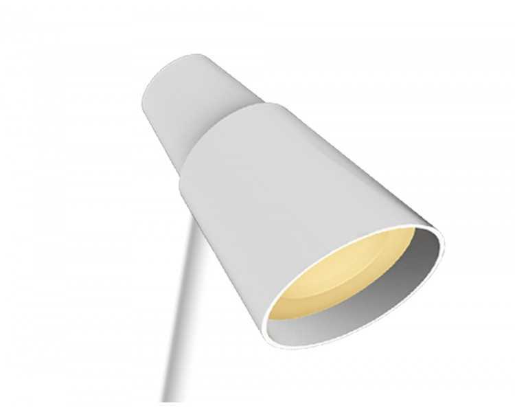 Lampara de oficina q-connect sobremesa abs tactil 6w 32 led 330lm color blanco
