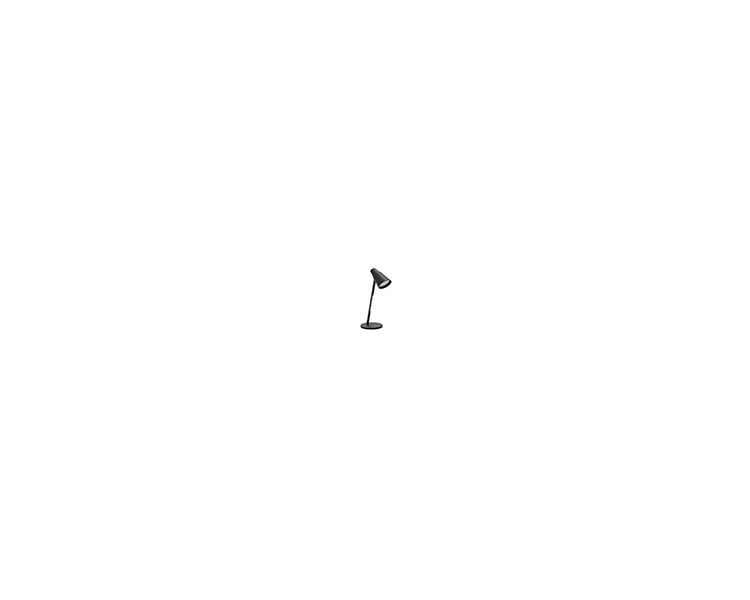 Lampara de oficina q-connect sobremesa abs tactil 6w 32 led 330lm color negro