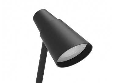 Lampara de oficina q-connect sobremesa abs tactil 6w 32 led 330lm color negro