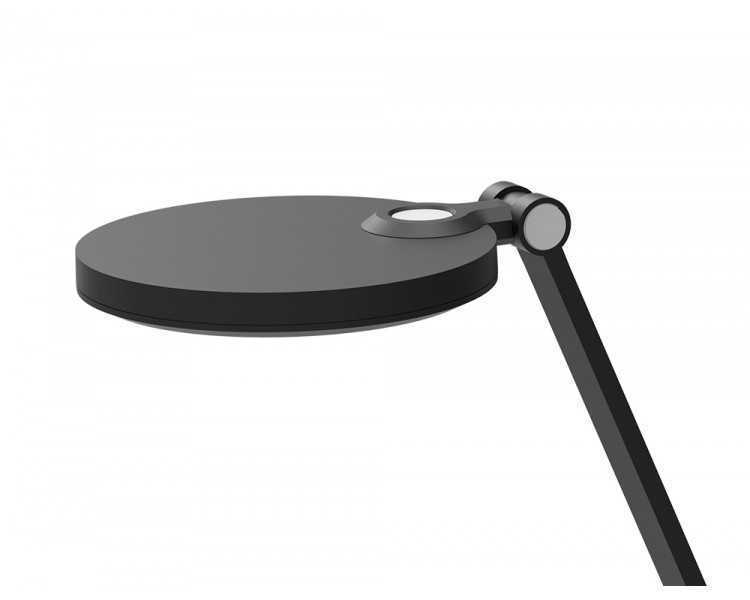 Lampara de oficina q-connect sobremesa profesional abs 80 leds 7 w con interruptor color negro