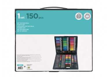 Estuche de pintura liderpapel plastico 150 piezas 36x31x4 cm